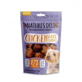 Natures Deli Chicken and Rice Meatball 100g